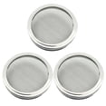 thumbnail image 1 of Sipeihong 3pc 86mm Bean Screen Wide Mouth Jar Lids Stainless Steel for Jars, 1 of 11