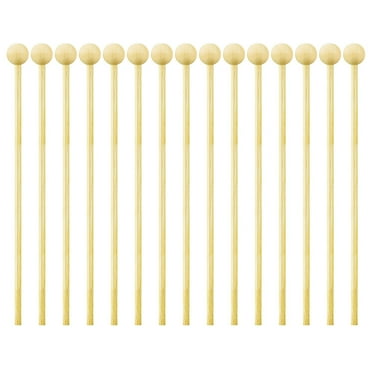 Sipeihong 50 Wooden Candy Sticks with Ball for Lollipops, Cakes, and Stirring