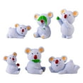 thumbnail image 1 of Sipeihong 6pcs Mini Koala Figurines Garden Resin Sculpture Cake Topper DIY Decoration, 1 of 7