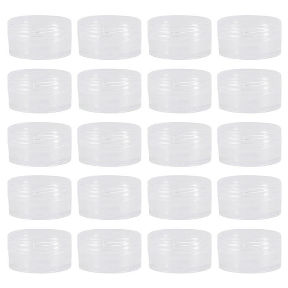 Sipeihong 80pcs Plastic Cosmetic Jars with Clear Lids for Lotion Cream, 5g