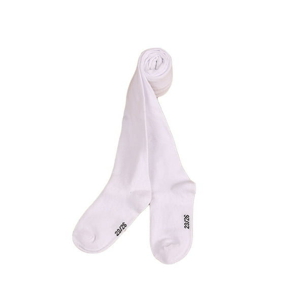 WASHWEPE Baby Leggings Smooth Cotton White 1 Pair
