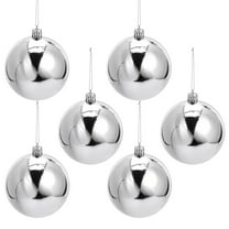 Sipeihong Christmas 12pcs Christmas Balls Ornaments Xmas Tree Decorations Silver Hanging Ball