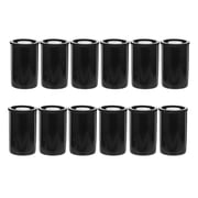 10-100pcs Empty Black/White 35mm Film Canisters - Plastic Containers For Storage & Crafts