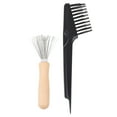 thumbnail image 1 of Sipeihong Hair Brush Cleaning Tool: Mini Wire Brush Hair Cleaner (2pcs), 1 of 10