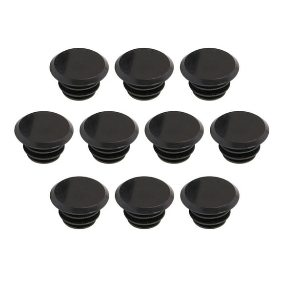 Sipeihong Handlebar End Plugs 10pcs Mountain Bike MTB Road Handlebar End Plugs Handlebar Caps Plastic PVC Handle Grip Bar End Stoppers(Black)