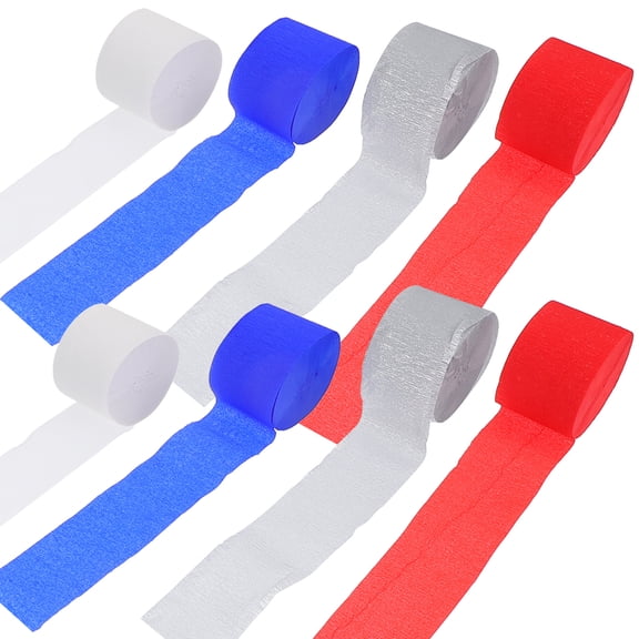 Sipeihong Party 8 Rolls Crepe Paper Streamers Crepe Paper Decorations Useful Festival Decoration