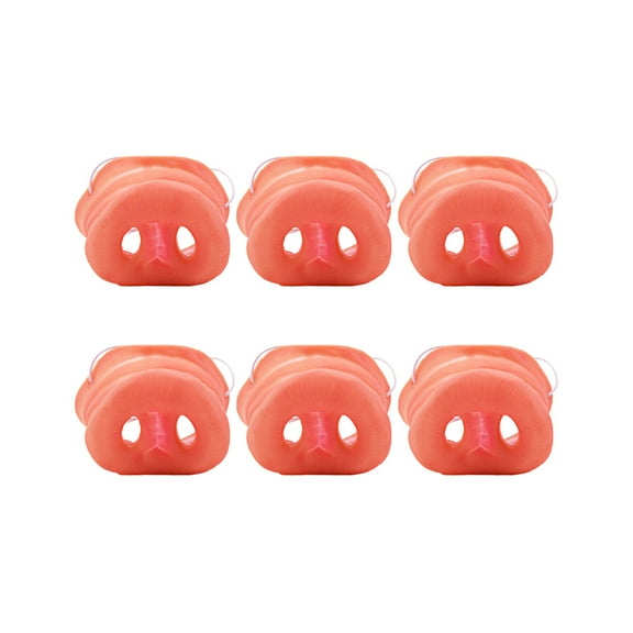 Sipeihong Party Supplies 6pcs Carnival Pig Nose Props Interesting Masquerade Accessories Funny Performance Dress Up Props Party Supplies for Festival