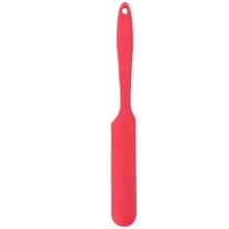 Sipeihong Silicone Jar Spatula Scraper, Heat Resistant Non-Rubber Cooking Mixing (Red)