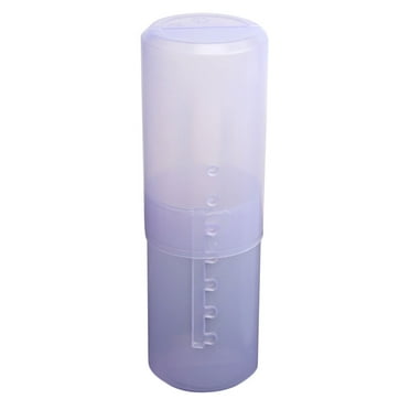 Sipeihong Travel Makeup Brush Holder with Lid Plastic Cup Organizer