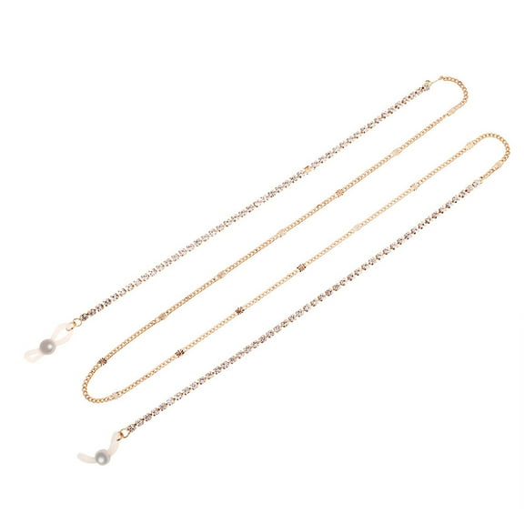 WASHWEPE Eyewear Retainer Strap Golden Metal Retro 1Pcs 28.7 x 0.1 x 0.1in