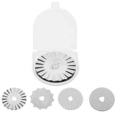 Sipeihong rotary cutter 10Pcs Cutter Replacement Blades Fabric Cutting Tool Rotary Cutter Parts (Silver)