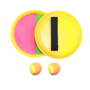 Sipeihong tennis toy ball 1 Set/4pcs Paddle Tennis Toy Ball Toss and Ball Throw Catch Bat Ball Game Set Parents-children Interactive Props for Home