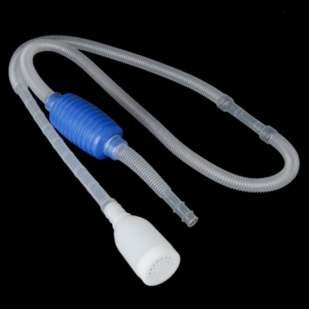 Siphon Vacuum Cleaner Aquarium 160cm Blue All Water Types Aquariums