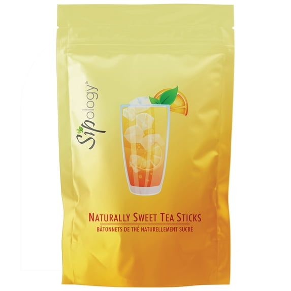 Sipology Sipology: Naturally Sweet Iced Tea - Raspberry Tart - 10 Pack Sticks - Instant Black Tea Powder, Natural Caffeine, Refreshing Drink, Organic Stevia — product image