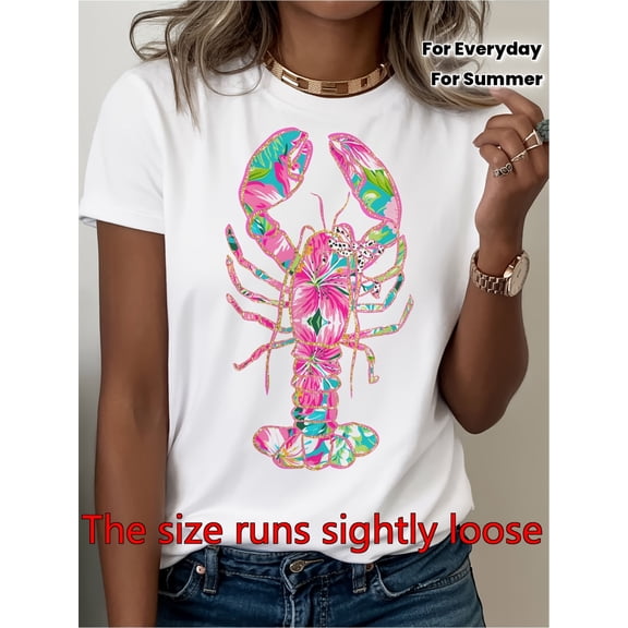 “Sippin Pretty” Comfortable Soft Round Neck Short Sleeve Women’s Casual Everyday T-Shirt, Perfect for Spring Summer Outings Memorable Events