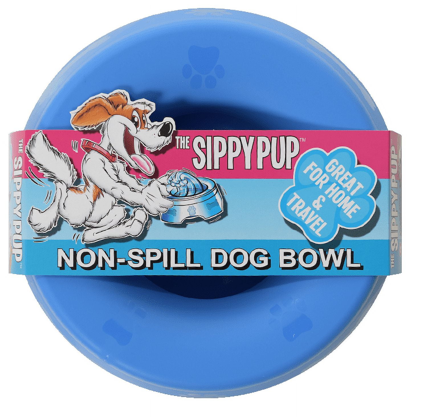 Sippy Pup Non Spill Dog Water Food Bowl 1 Count BPA Free Dishwasher Safe Great for RVs Travel Home Blue Walmart