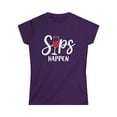 thumbnail image 1 of Sips Happen T Shirt, 1 of 3