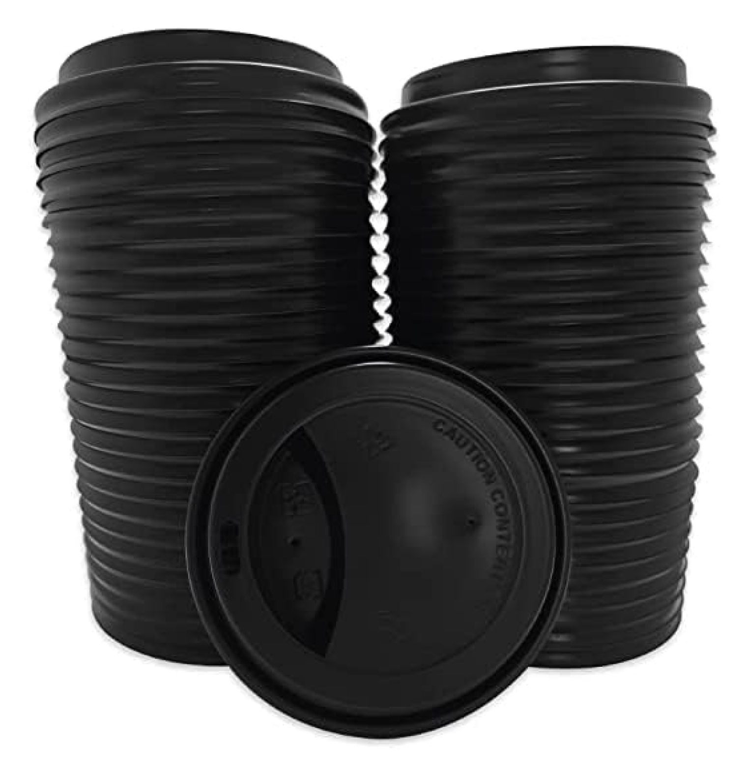 Siptown Hot Paper Cup Lids 200 Count Dome Lids Hot for Beverages