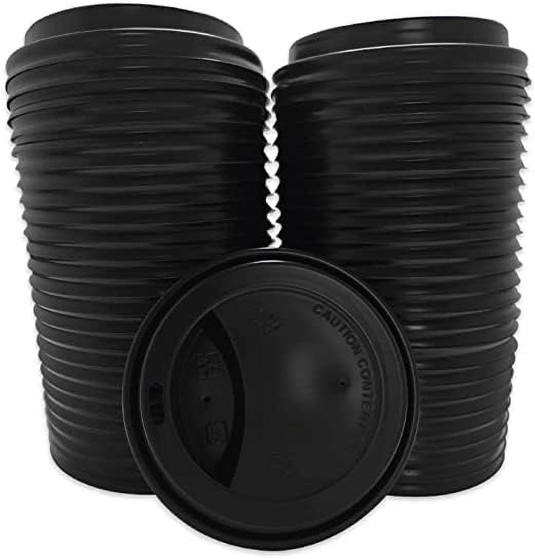 Siptown Hot Paper Cup Lids 200 Count Dome Lids Hot for Beverages ...