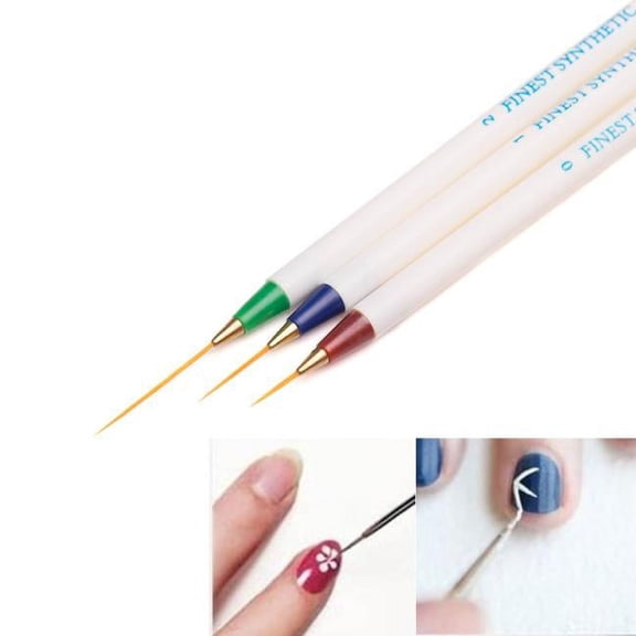 Siquannn 3PCS Nail Striping Tape Acrylic Nail Paints Fingernail compatible with Machine Nail Stand to Do Nails Nail Tel 4 Nail Tel 2 Stones for Nails Go Glam Stuff Jelly Stamper for Nails May Nails