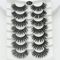 Siquannn 3d Eyelashes Half Curler 8d Lashes Long Lashes Eyelashes 20mm Eyelashes Packs with 100 Eyelash Natural False Eyelashes Natural Short Comfortable Eyelashes Dramatic Lashes Eyelash Storage