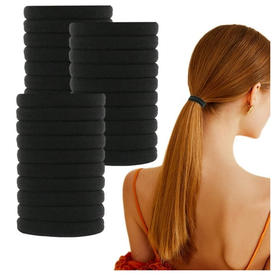 Siquannn Curly Hair Hair Ties Thin Hair Tie Soft Stretch Elastic Braid Its A Boy Non Hair Ties Fine Hair Hair Ties Small Elastic Clear Small Rubber Bands Hair Small Hair Ties for Thin Hair