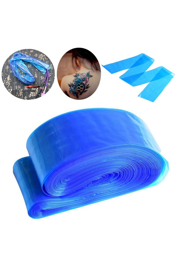 Hustle Butter Packets Transfer Paper for Tattooing Roll Reusable Wrap with Elastic The Hustle State Denim Reel Skin Practice Skin Ear Tape Shower Face Line Ink Piercing Aftercare Solution