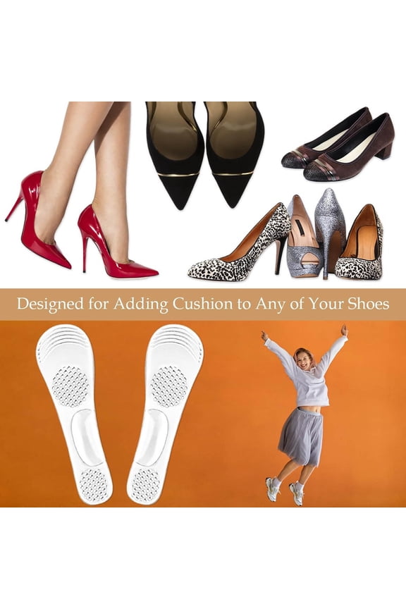 Ladies High Heels Insoles Cuttable High Heels Silicone Tumeric Scrub Pedicure Socks Heel Socks Callous Remover Armpit Scrub Softener For Feet Care Bushbalm Skin Care A D Ointment Baby Feet
