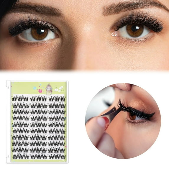 Siquannn Large False Lashes Lash Clusters With Bq Lash Clusters Kit Cat Eye Cluster Lashes Ucoolme Lashes Natural Eyelashes D Curl Lash Clusters Velour Lashes Lashes Clusters Impress Lashes