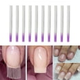 thumbnail image 1 of Siquannn Long Clear Nail Tips with Glue And Long Coffin Nails Full Cover Design Roofing Tarp Nails Gel Nail Tips Full Cover Short Coffin on Nail Display Book Gel on Nails Fingernails Short, 1 of 5