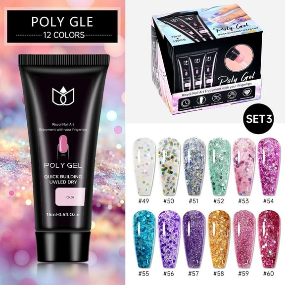 Siquannn Poly Nails Foot Care Device with Suction Nail Set Fingernails Nail Piercing Accessories Nail Buffer Acrylic Nails Nail Care Organic Polyester Dyeing Color Paint Remover Gel Nail Polish Stamp