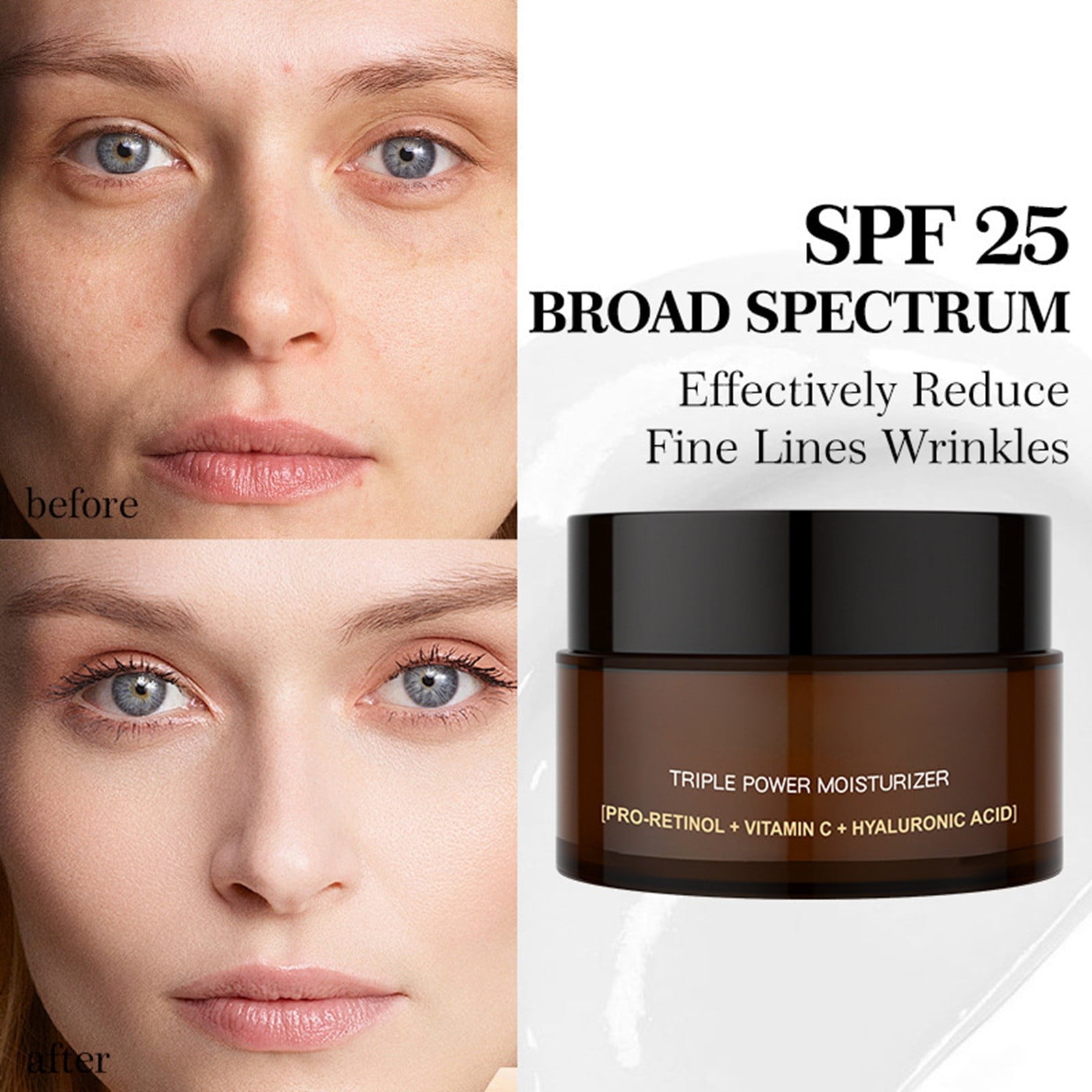 Siquannn Reduces Eye Bags Instant Results Numbing Gel Lotion for Dry