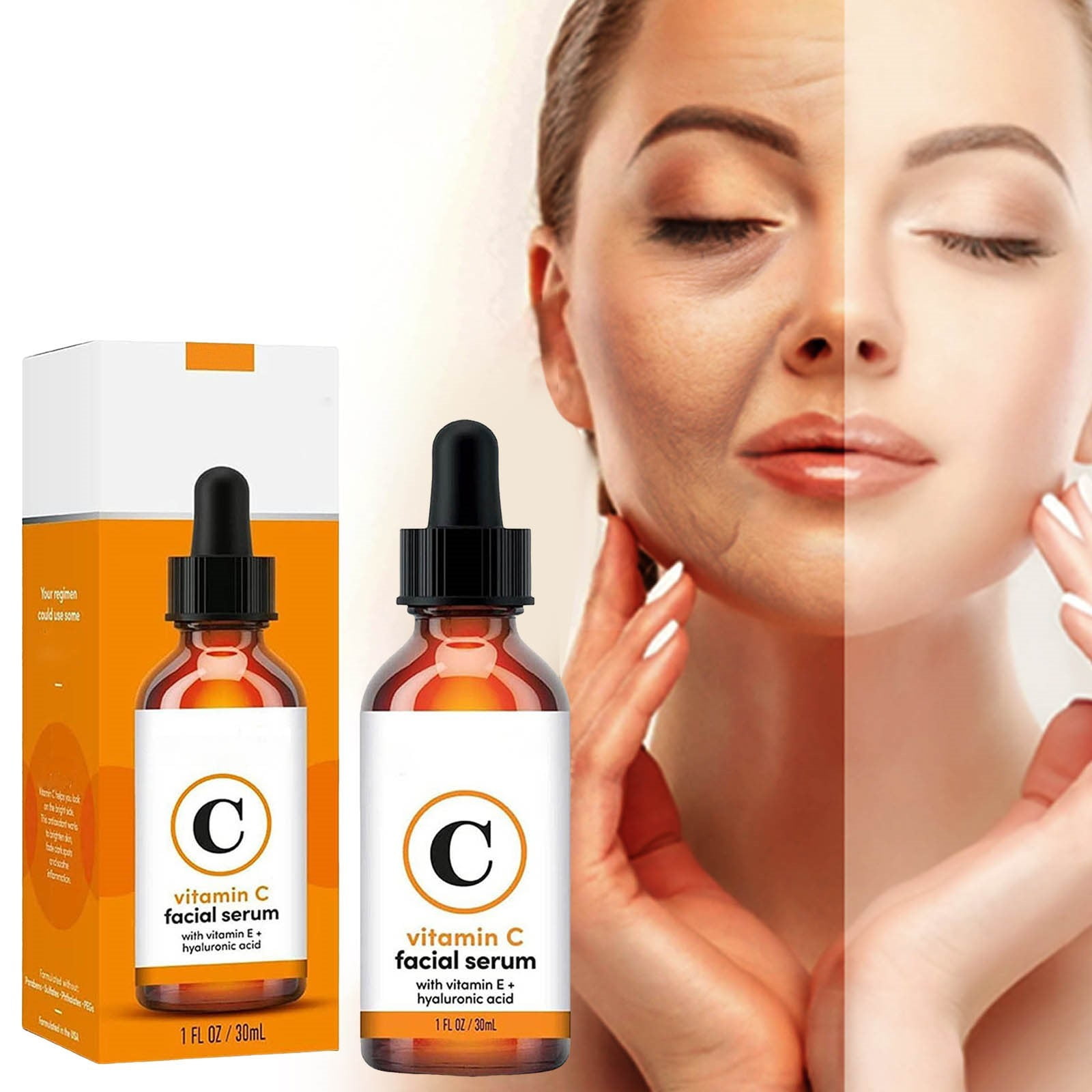 Siquannnn Facial Skin Care Vitamin C Suitable For Many 30ml Peach