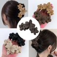 thumbnail image 1 of Siquannnn Must Haves for Teenage Girls 3 Flower Frosted Petal Hair Clips European And Retro Hair Clips Hair Clips High End Hair Accessories And Headwear, 1 of 8