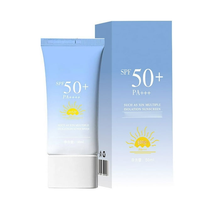 Siquannnn Spray Suntan Lotion Highly Protective Sunscreen Milk Isolated