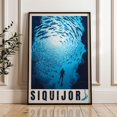 thumbnail image 1 of Siquijor Diving Print, Philippines Travel Art Print, Unframed Paper Poster 11x14in, 1 of 4