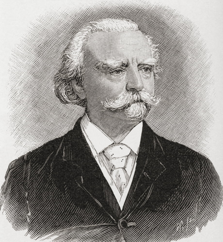 Sir August Friedrich Manns 1825 Canvas Art - Ken Welsh Design Pics (28 x 32)