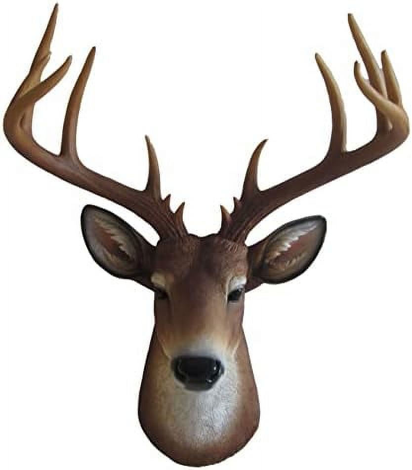Sir Brown Faux Deer Head Wall Mounted Animal Heads Rustic Fall