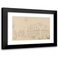 thumbnail image 1 of Sir Charles D'Oyly 18x13 Black Modern Framed Museum Art Print Titled - View of the Doge's Palace and Church of St. Mark, Venice (1840), 1 of 5