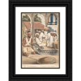 thumbnail image 1 of Sir Charles D'Oyly 18x24 Black Ornate Framed Double Matted Museum Art Print Titled: A Samporea or Snake Catcher, 1 of 5