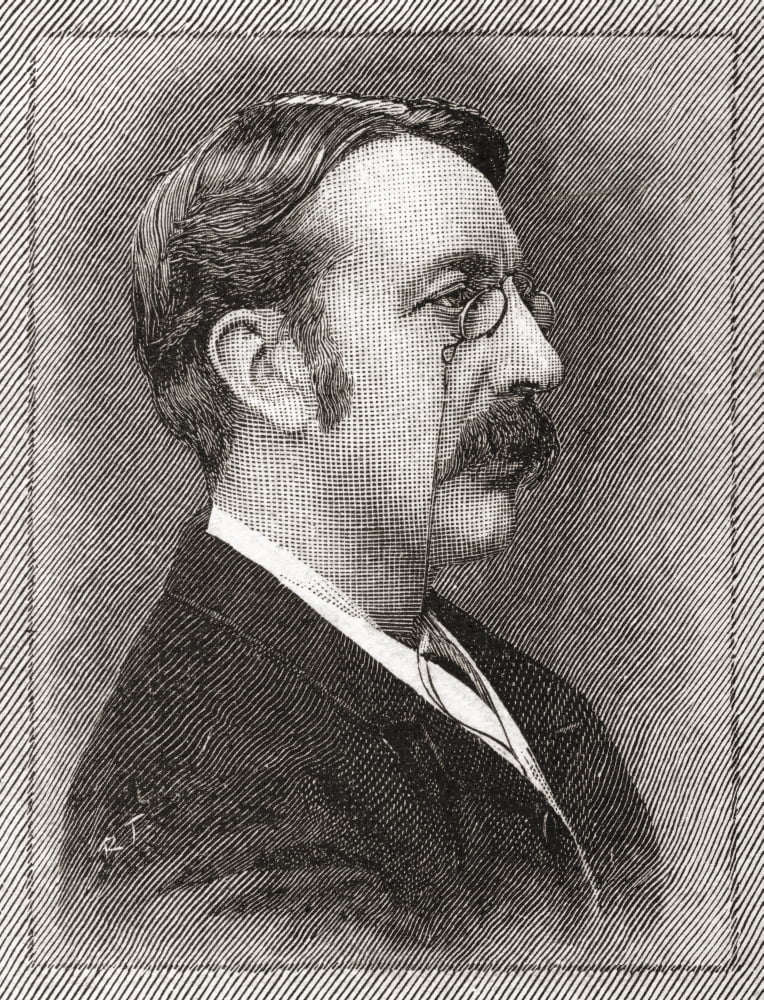 Sir Charles Villiers Stanford 1852 Canvas Art - Ken Welsh  Design Pics (24 x 30)