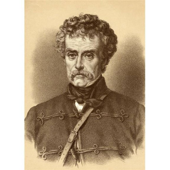 Sir Colin Campbell G.C.B. Lord Clyde 1792-1863 Field Marshal From The Portrait by Sir. Francis Grant Print - 24 x 36