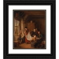 thumbnail image 1 of Sir David Wilkie 20x23 Black Ornate Framed Double Matted Museum Art Print Titled: The Pedals, 1 of 5
