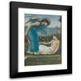 thumbnail image 1 of Sir Edward Coley Burne-Jones 14x18 Black Modern Framed Museum Art Print Titled - Cupid and Psyche (ca. 1870), 1 of 5