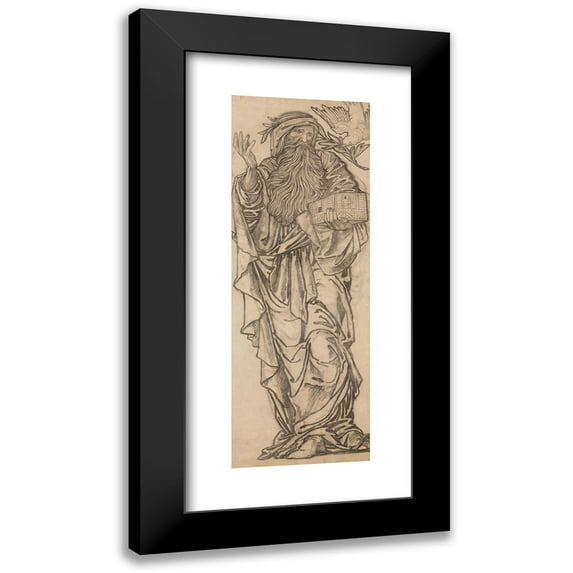 Sir Edward Coley Burne-Jones 9x18 Black Modern Framed Museum Art Print Titled - Noah (1874)