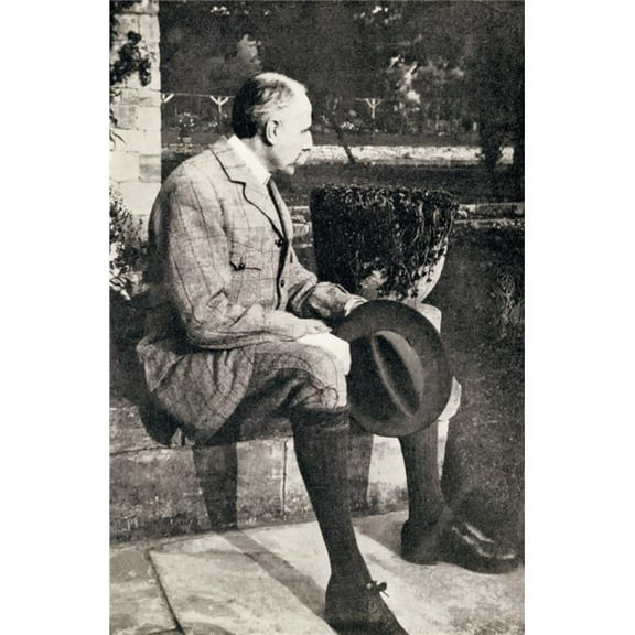 Sir Edward William Elgar - 1857-1934 English Composer From A Few More Memories By Mary Anderson De Navarro Published London - 1936 Poster Print - 22 x 36 - Large