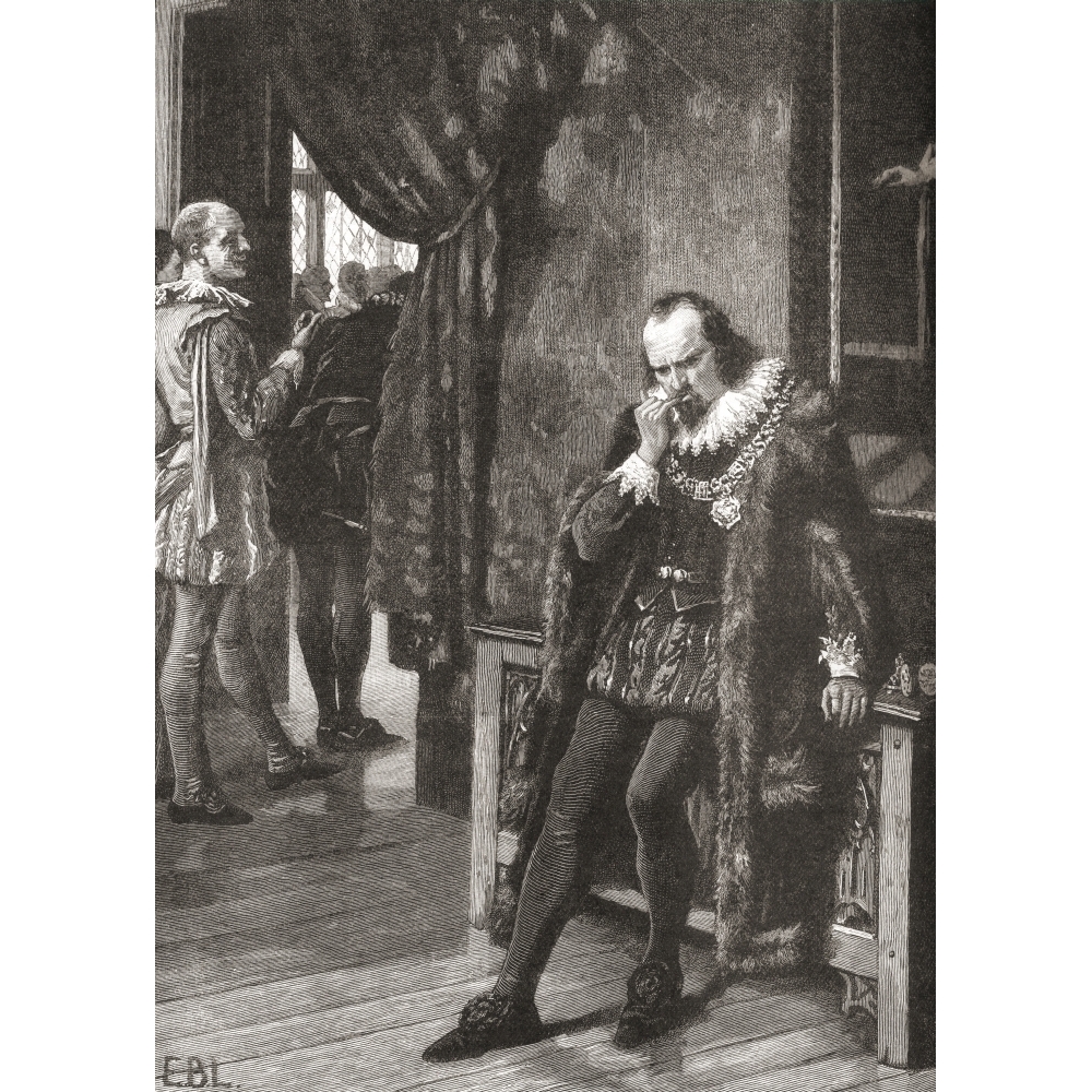 Sir Francis Bacon Awaiting An Audience With Villiers 1st. Duke