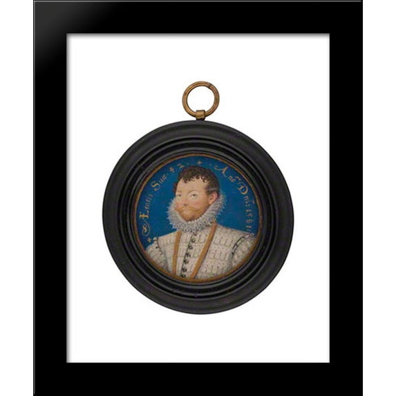 Sir Francis Drake 20x24 Framed Art Print by Nicholas Hilliard