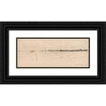 thumbnail image 1 of Sir Frank Short 24x12 Black Ornate Framed Double Matted Museum Art Print Titled: Entrance to Mersey (1890), 1 of 5