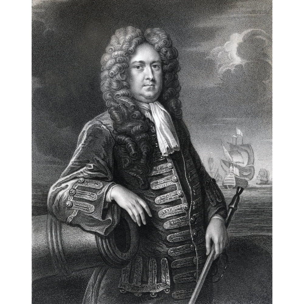 Sir George Rooke 1650 To 1709 English Naval Commander And Admiral ...